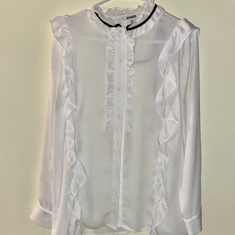 White BB Dakota Blouse